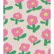 Tissu maille côtelé - Fleur Pop Rose