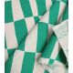 Tissu popeline - Warped Tiles Green