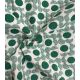 Tissu jacquard vichy Marguerite - Vert