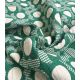 Tissu jacquard vichy Marguerite - Vert