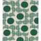 Tissu jacquard vichy Marguerite - Vert