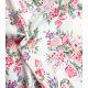 Tissu satin de coton - Romance Florale