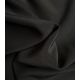 Crêpe de chine soie - Noir