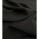 Crêpe de chine soie - Noir