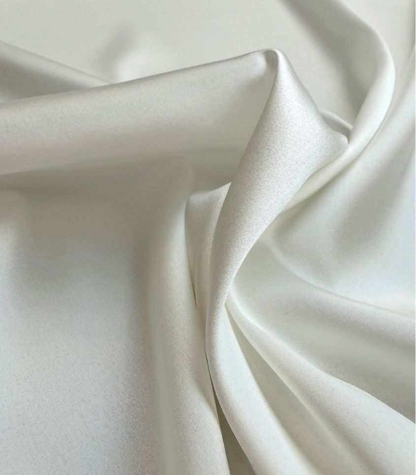 Satin soie - Ivoire