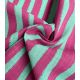 Tissu Coton viscose Stripes - Fuchsia