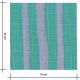 Tissu Coton viscose Stripes - Lilas