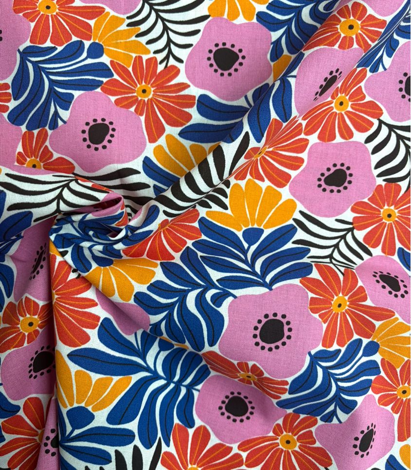 Tissu coton - Flower Power
