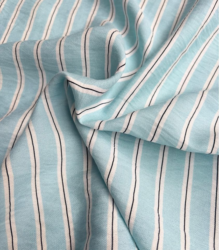 Tissu viscoserayure costume - Ciel