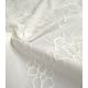 Tissu voile de coton brodé - Pivoines