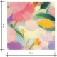 Tissu viscose - Bouquet de pensées
