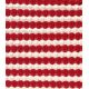 Tissu maille fantaisie rayée - Cerise