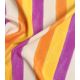 Coupon viscose - Rayures du Soleil