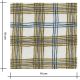 Coupon viscose - Harry's checks Bronze