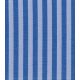 Tissu coton lavé - Rayures Azur