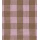 Tissu coton lavé - Carreaux poudre