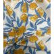 Tissu blockprint - Lemon azur
