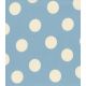 Tissu viscose Jolis pois - Ciel