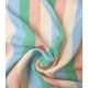 Tissu crêpe viscose - Rayure Sorbet