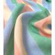 Tissu crêpe viscose - Rayure Sorbet
