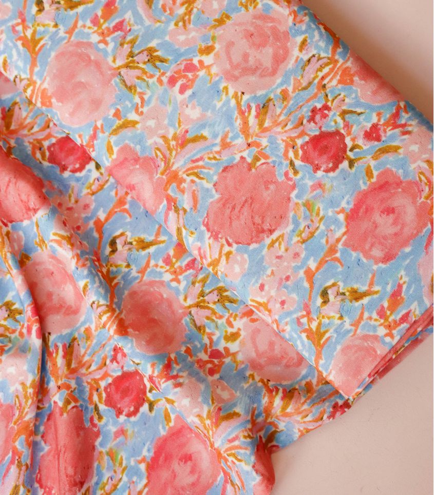 Tissu viscose - Camelia
