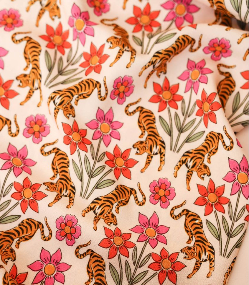 Tissu viscose - Fauve