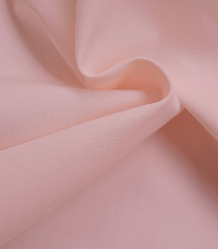 Tissu popeline de coton - BLUSH