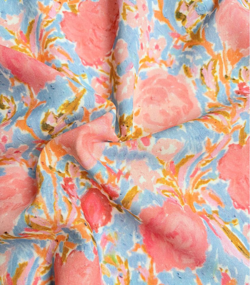 Tissu viscose - Camelia