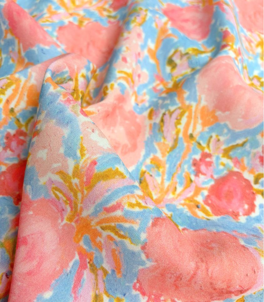 Tissu viscose - Camelia Tissu viscose - Camelia