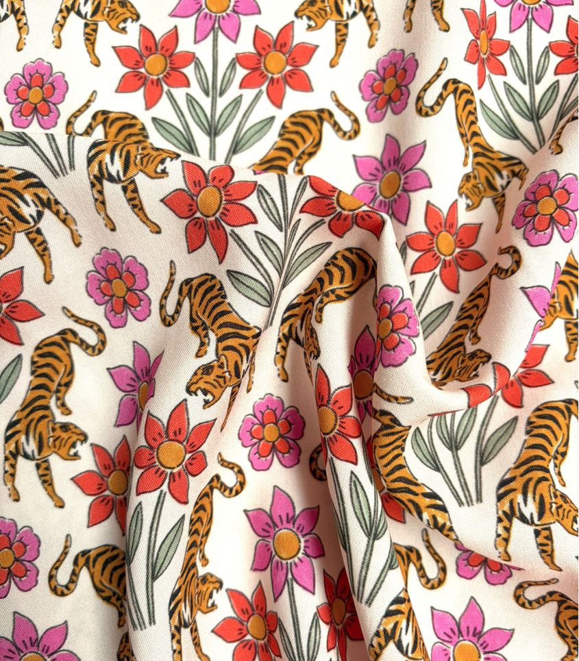 Tissu viscose - Fauve Tissu viscose - Fauve