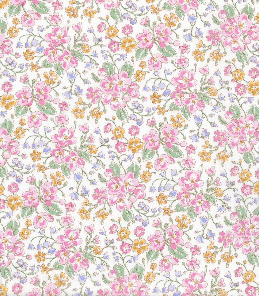Tissu Liberty Daisy Annabel - Rose