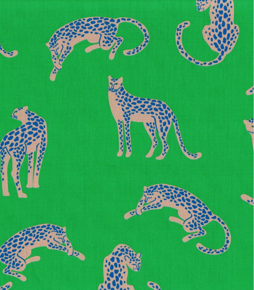 Tissu popeline Jaguar - Vert pomme Tissu popeline Jaguar - Vert pomme