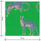 Tissu popeline Jaguar - Vert pomme