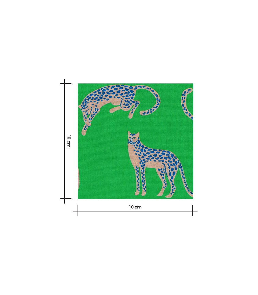 Tissu popeline Jaguar - Vert pomme Tissu popeline Jaguar - Vert pomme