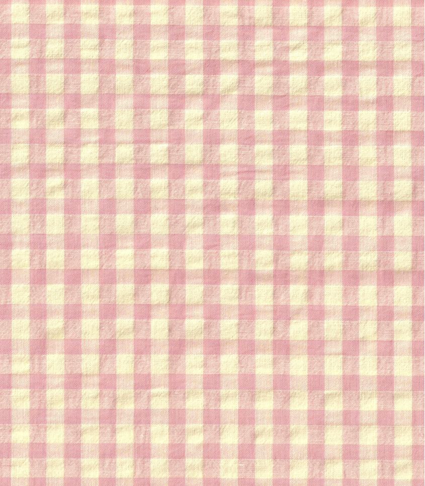 Seersucker vichy - Butter Pink Seersucker vichy - Butter Pink