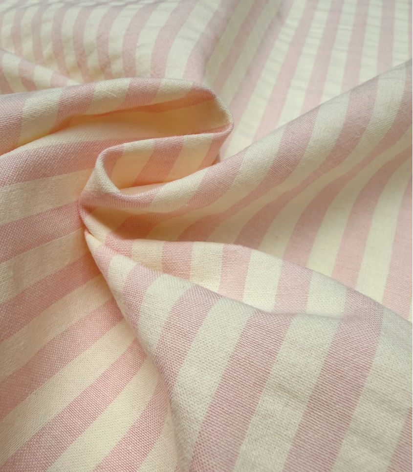 Seersucker raya - Butter Pink Seersucker raya - Butter Pink