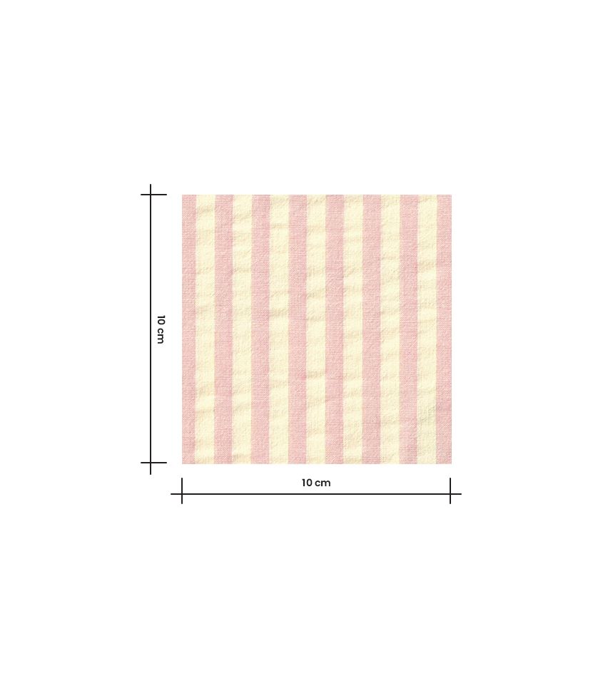 Seersucker raya - Butter Pink Seersucker raya - Butter Pink