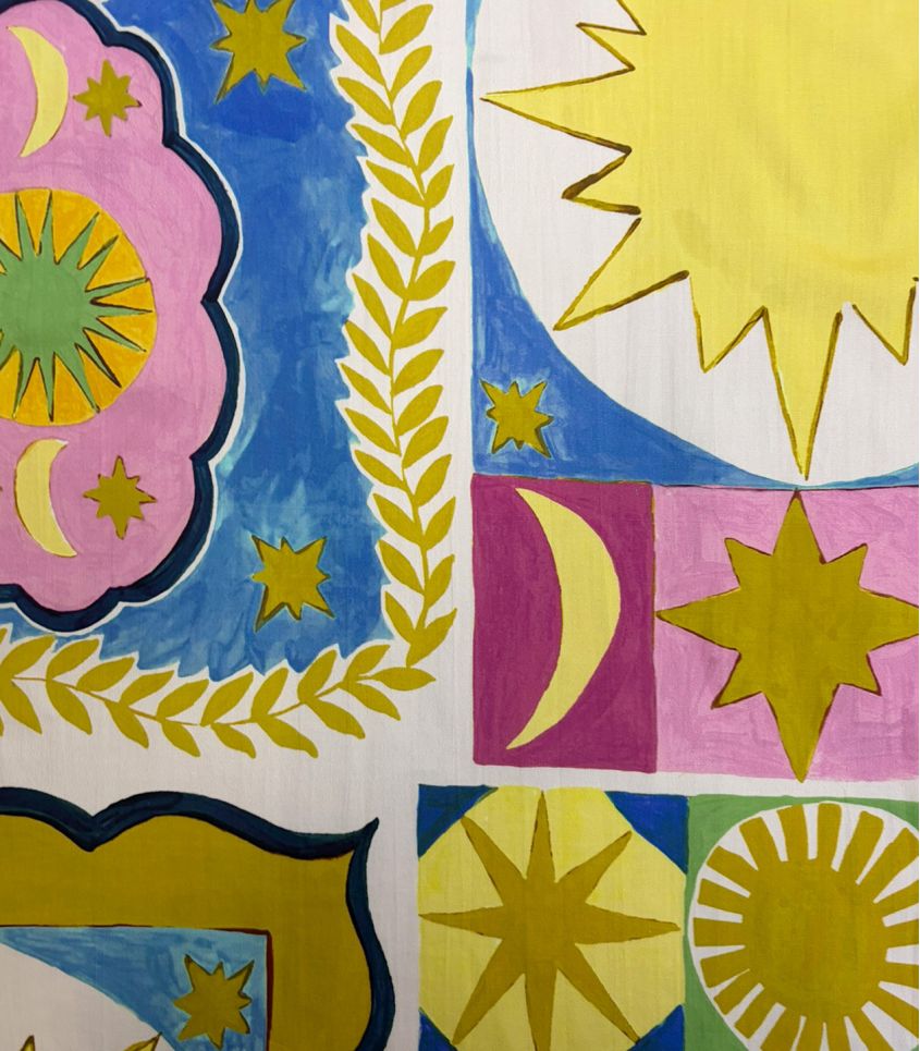 Tissu coton - Chimère Solaire Tissu coton - Chimère Solaire