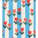 Tissu coton Tulipes and Stripes