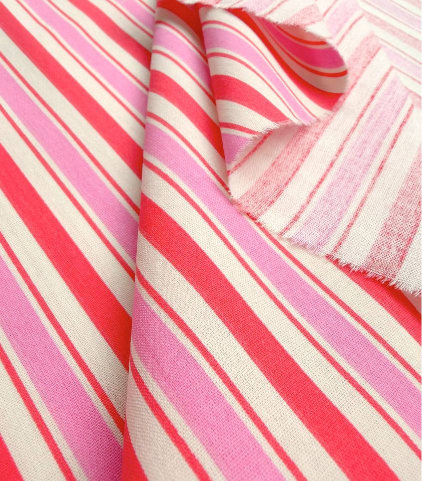 Tissu coton - Rayures Grenadine Tissu coton - Rayures Grenadine
