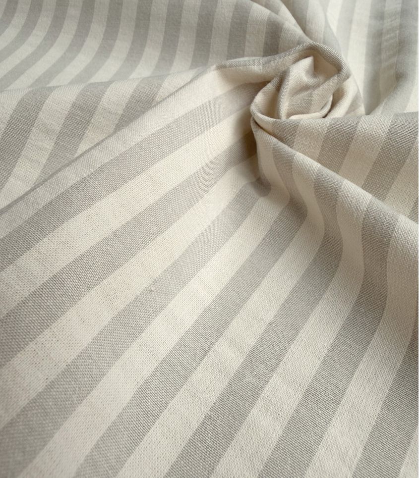 Seersucker raya - Grey Crème Seersucker raya - Grey Crème
