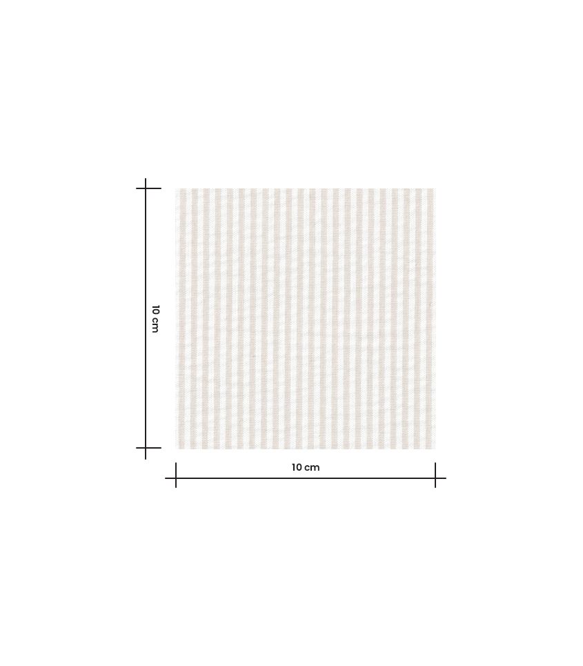 Tissu coton seersucker - Sand Tissu coton seersucker - Sand
