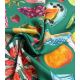 Tissu satin viscose - Picnic Green