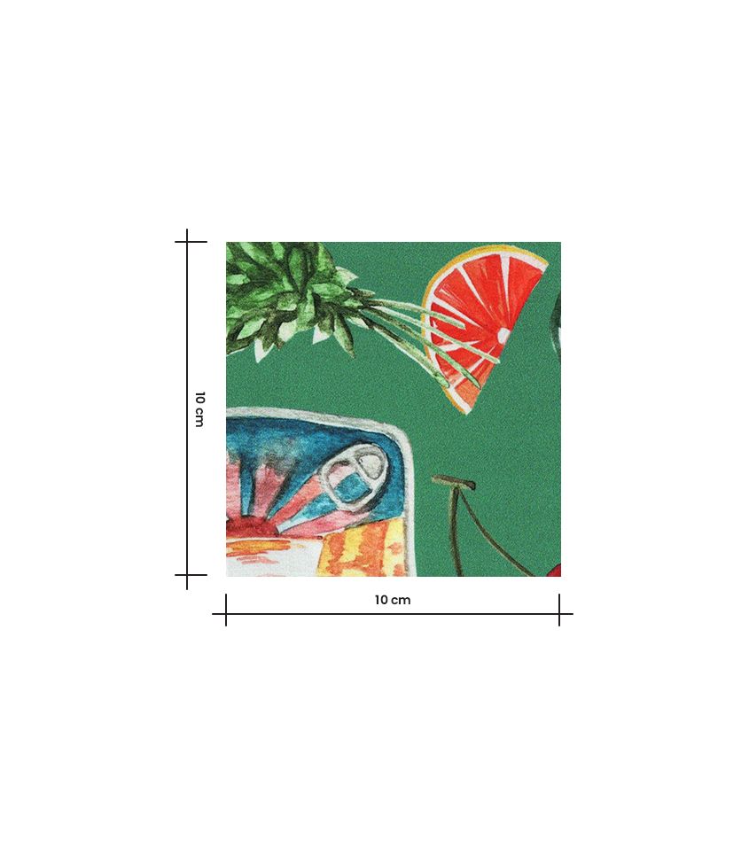 Tissu satin viscose - Picnic Green Tissu satin viscose - Picnic Green