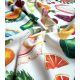 Tissu satin viscose - Picnic Crème