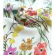Tissu satin viscose - Jardin champêtre