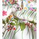 Tissu satin viscose - Jardin champêtre