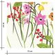 Tissu satin viscose - Jardin champêtre