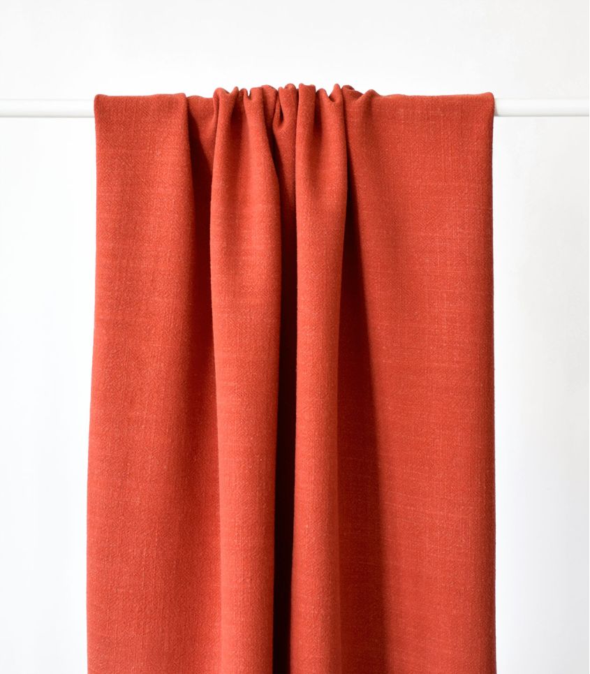 Tissu Lin viscose - Tomette Tissu Lin viscose - Tomette