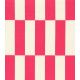 Tissu canvas damier - Ecru Fuchsia
